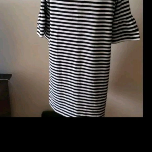 Halogen black stripe dress size medium - Picture 2 of 6